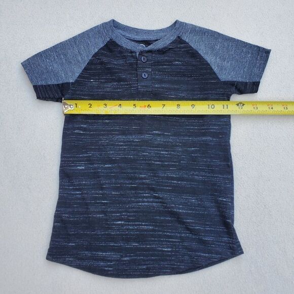 Copper Denim partial button up short sleeve shirt size 2T - Picture 3 of 7